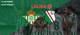 Imagen de la previa del partido Legia de Varsovia-Real Betis.